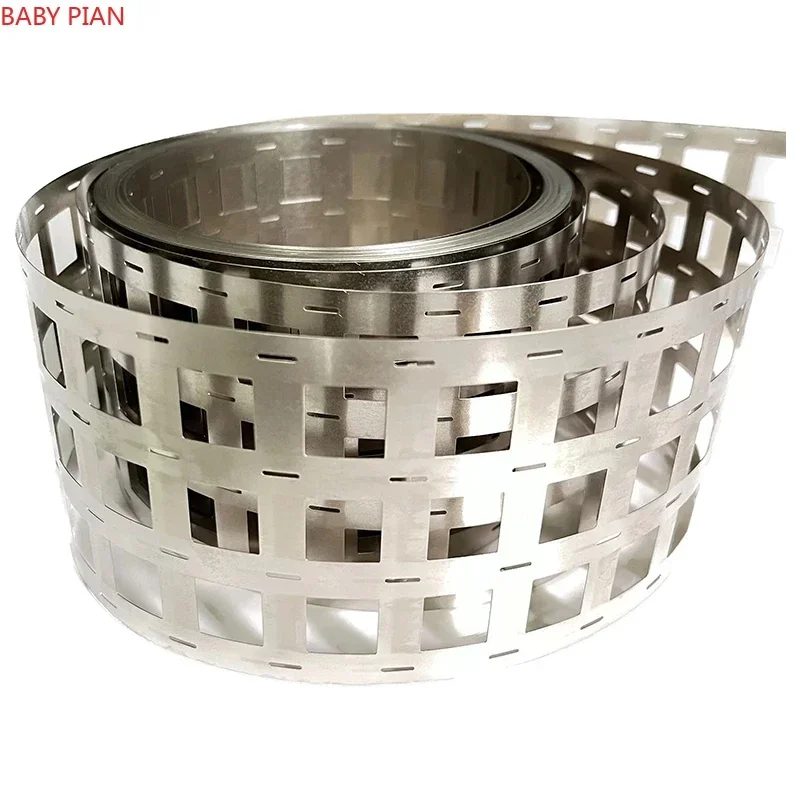 1KG 2P 3P 4P 21700 Lithium Battery Nickel Sheet Li-ion Battery Nickel Plated Steel Strip Connector Spot Welding 0.15mm