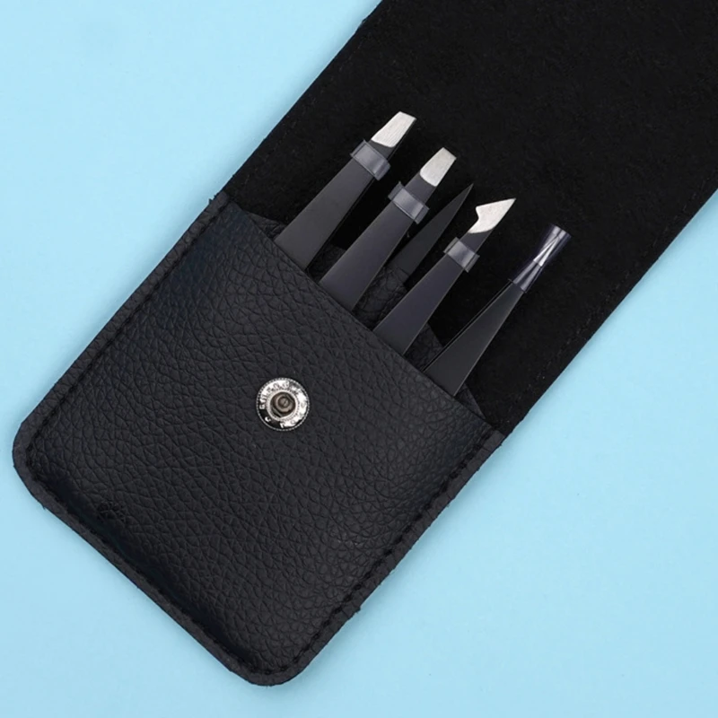 Hair Removal Tweezers Stainless Steel for Eyelash-Extension with Travel for Case 5