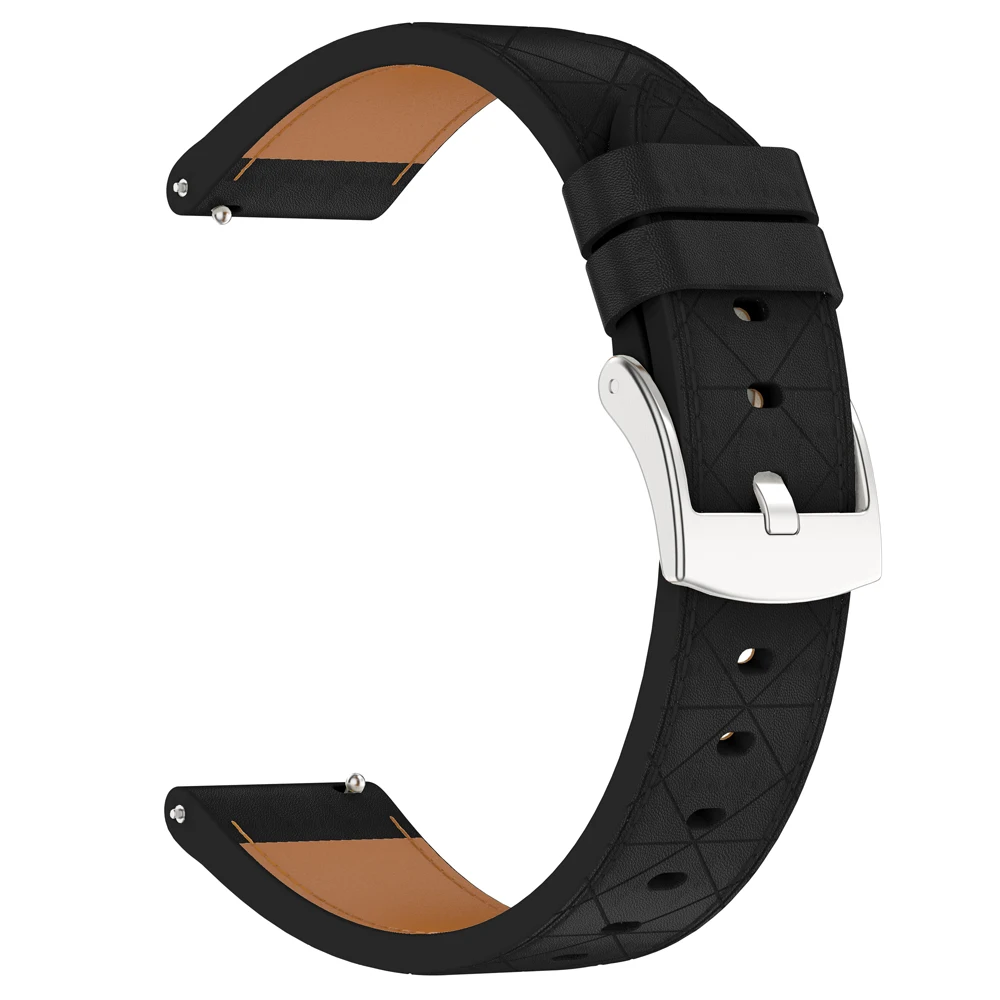 Elegant 18mm Leather Watch Band - Premium Strap