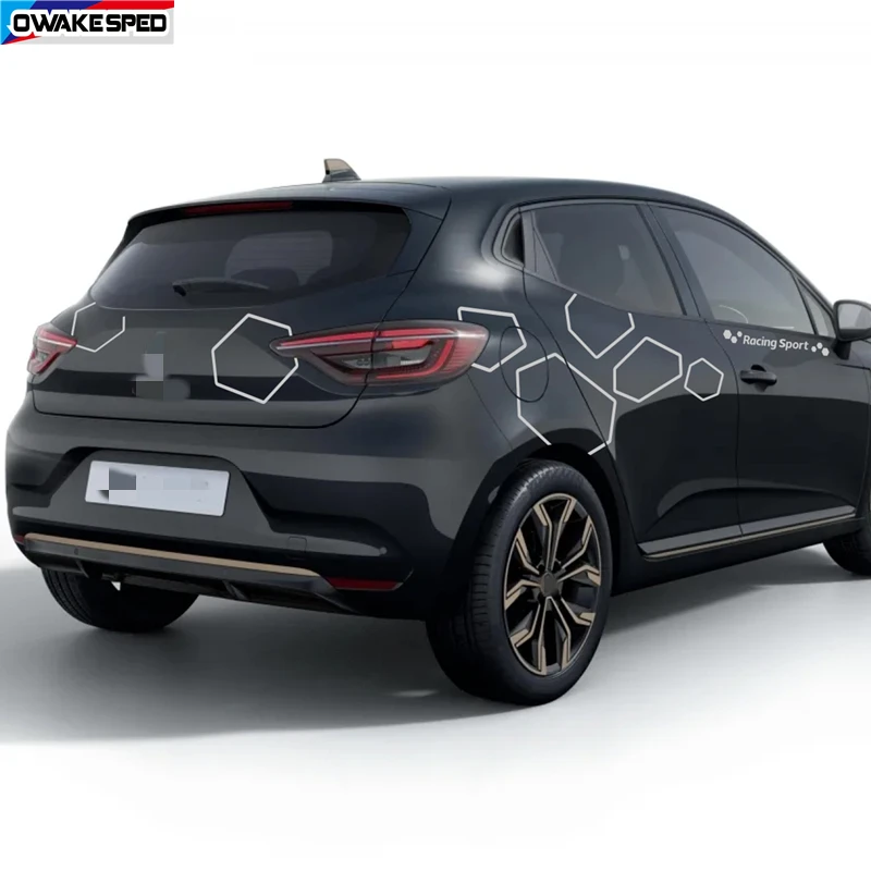 Lot De 2 Autocollant Pilier B Voiture Pour Clio 2 3 4 5 Sport