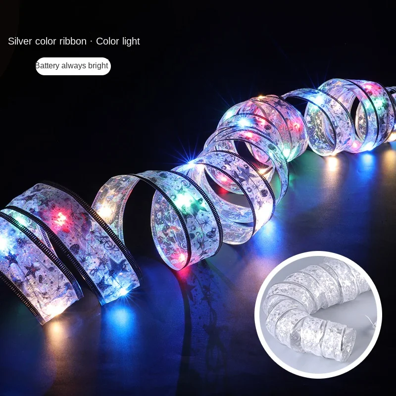 thumbnail image 1 of Guirnalda de luces LED navideñas para decoración de árbol de Navidad, fiesta de Navidad, decoración del hogar, guirnalda de luces, regalo de Año Nuevo, 1 of 5