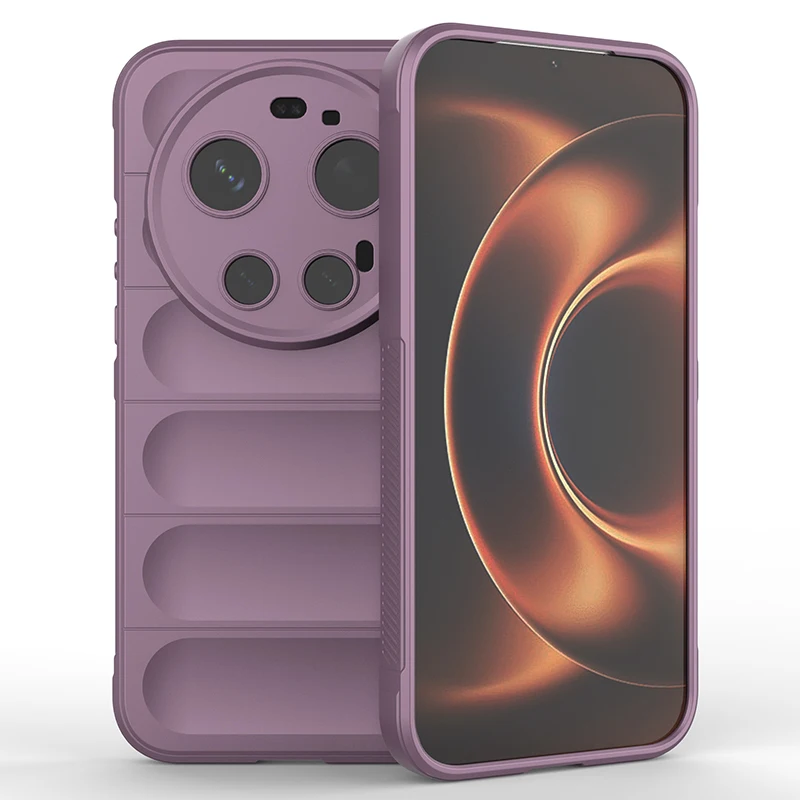 Shockproof Shield Phone Case with TPU Frame and Flannel Lining, featuring Four-Corner Airbag Protection