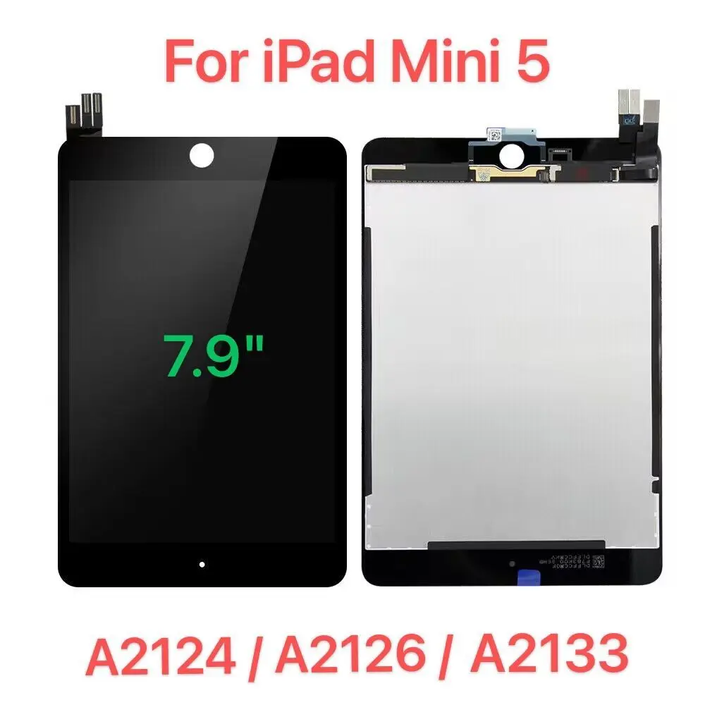 

7.9" LCD For iPad Mini 5 Mini5 5th Gen 2019 A2124 A2126 A2133 LCD Display Touch Screen Digitizer Panel Assembly Replacement Part