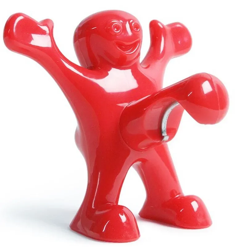 Wine Opener 1/3pcs Creative Little Red Man Funny Wine Beer Bottle Opener Set Reusable Novelty Wine Stopper Household Tools Bar Accessories bottle opener wine opener