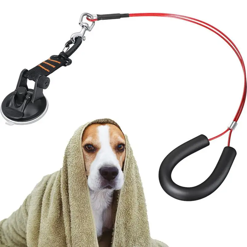 DogBathLeashStrongSuctionAdjustableBathingLeashPetShower