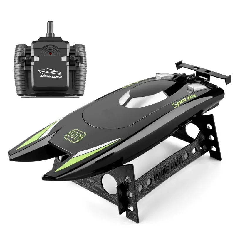 2.4G RC Boats 25KM/H High Speed Racing Boat 2 Channels Dual Motor Remote Control Boats for Kids Adult Racing Boat 3