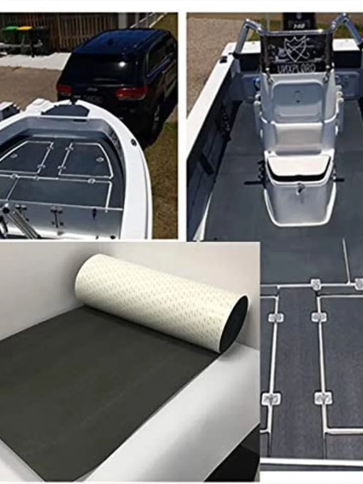 

240*90 Non-Slotted Eva Imitation Teak Yacht Deck Non-Slip Mat RV Speedboat Floor Mat