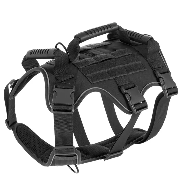 New Tactical Military Vest Pet German Shepherd Golden Retriever Tactical Training Dog Harness for Large Dogs Dog Accessories