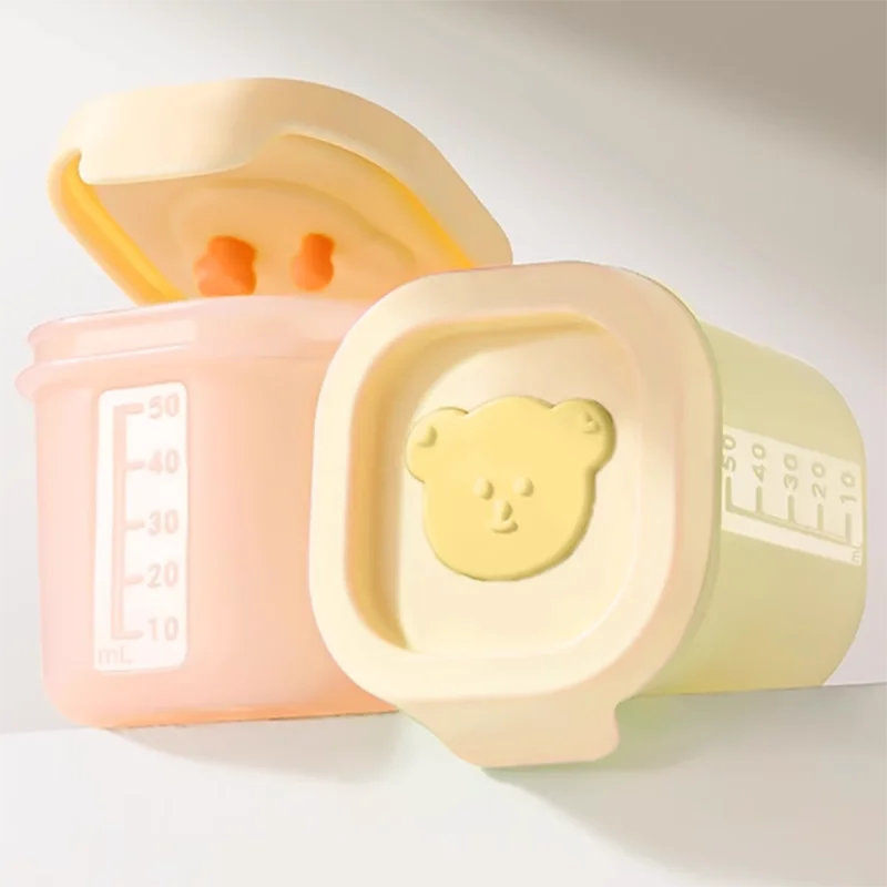 Baby Complementary Food Box Steamed Cake Mold Ice Tray Mini Box Lid