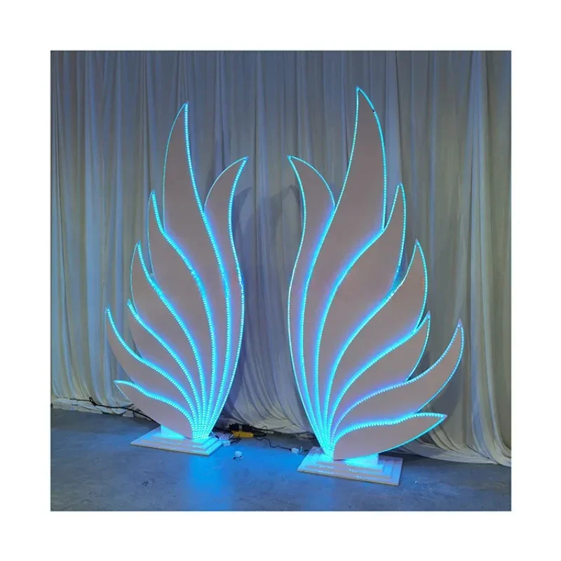 

Supplies LED Event Lighted PVC Wedding Stage Backdrop Other