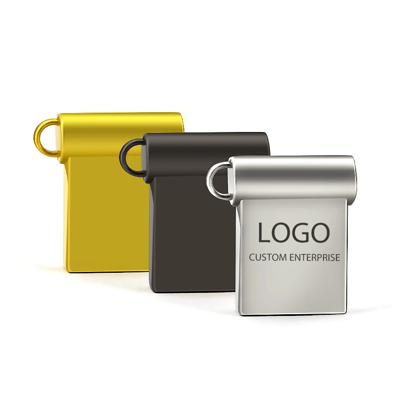10pcs Free Logo Memory U Disk USB Flash Drive 4GB USB Metal Stick Pendrive 64gb High Speed USB Mini Pen Drive 32GB Memory U Disk