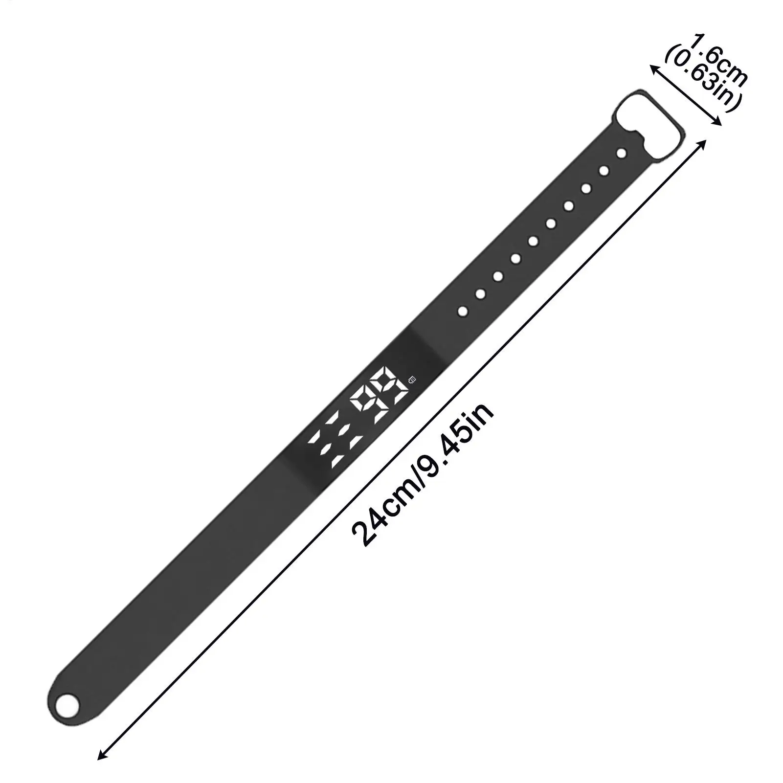 진동 알람 시계 손목밴드 무음 진동 타이머 시계 진동 알람 시계 리마인더 시계 3 알람 일일 오거나이저 타이머