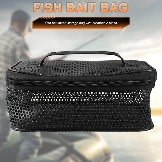 Fishing Storage Bag Transparent Nylon Lure Bait Jacket Pouch for Outdoor  Sports - Cover Most Sizes of Baits and Hooks, Protect Fisherman's Hand