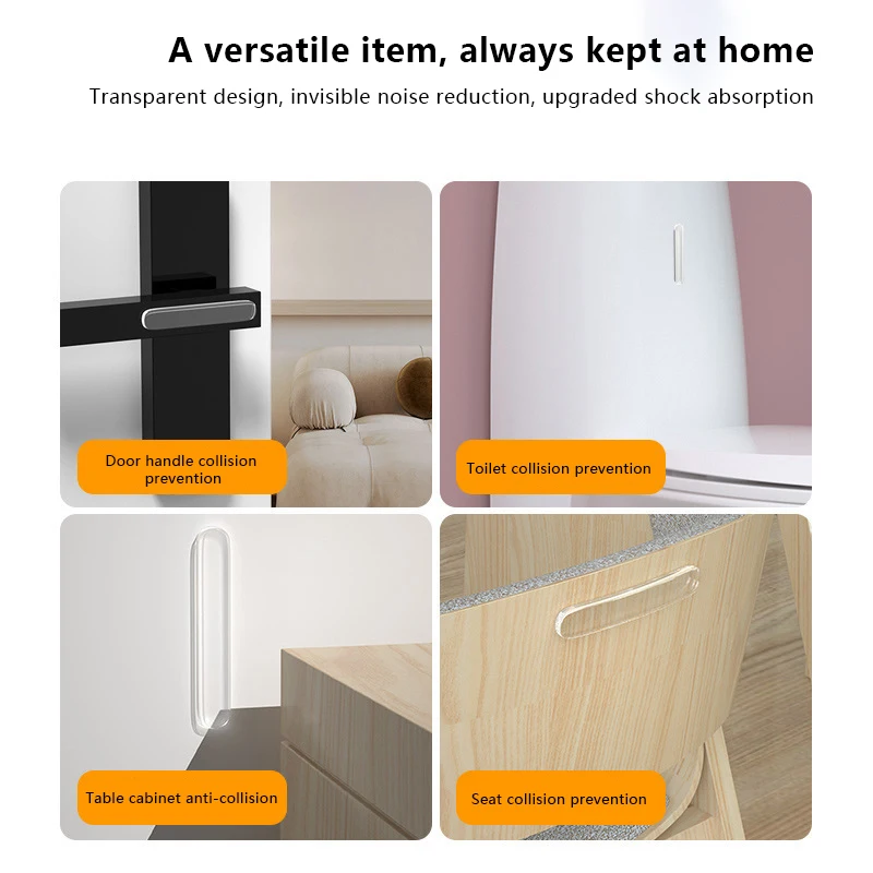 30/12pcs Self Adhesive Silicone Clear Bumpers Wall Protector Furniture Refrigerator Door Cabinet Glass Mute er Anti-crash Pa