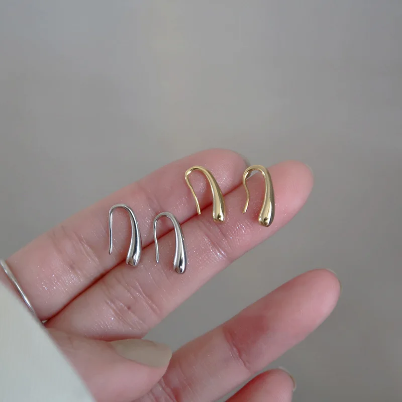 

Fashion Sliver Color Metal Water Drop Earrings for Woman Retro Punk Hip Hop Metal Geometric Irregular Earrings Jewelry