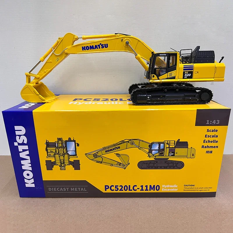 Diecast 1:43 Komatsu 2024 PC520LC-11M0 Excavator Alloy Engineering