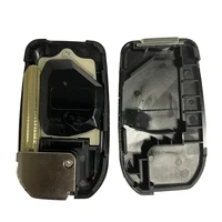 ที่ดีที่สุด KEY Blank Key Shell ดัดแปลงพลิกพับ Remote Key Shell สําหรับ Toyota RAV4 Wish Camry Hiac Corolla Hilux Fortuner 2-4 ปุ่ม 2