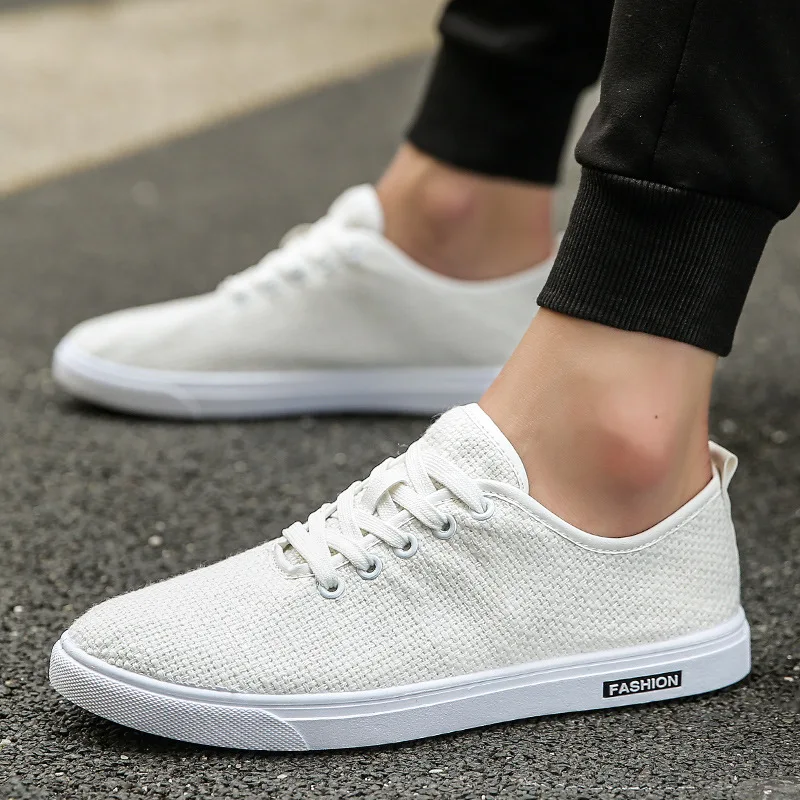 Summer Sneakers for Men Cloth Shoes Trend Men Casual Shoes Comfortable Flat Board Shoes Classic Running Shoes Male Walking Shoes 3