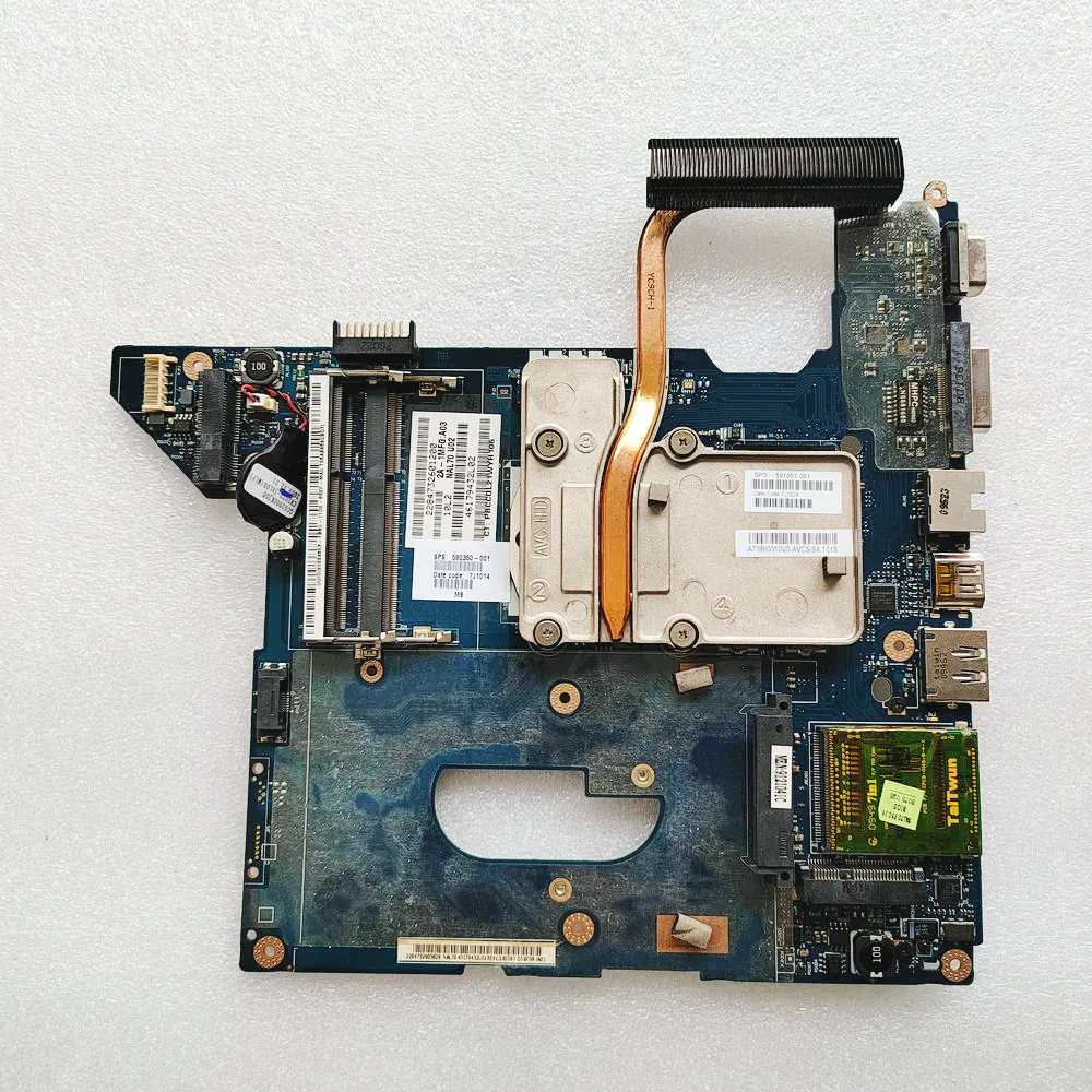 para hp Pavilion Dv4 Dv42000 Placa-mãe i5 Cpu Mais Dissipador de Calor em Vez de La-4107p 590349-001 Mainboard Nal70 La4106p 590350001