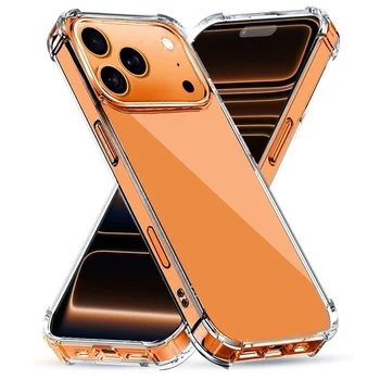 Shockproof Clear Phone Case For iPhone 17 16 15 14 11 13 12 Pro Max 15 Plus 13 Mini 17 Air Silicone Soft Transparent Cover Case 1