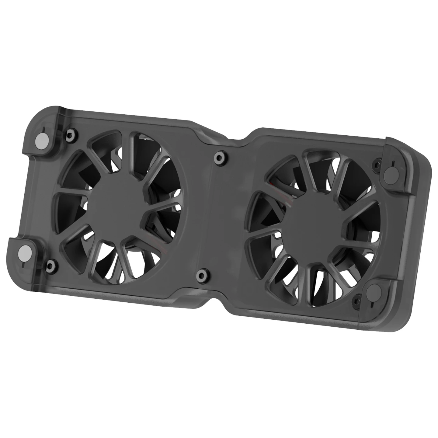 3단 속도 조절 가능 자기 냉각 팬 6000RPM 45mm 듀얼 팬 휴대용 경량 45g 쿨러 (스팀 덱, ROG Ally X 호환)