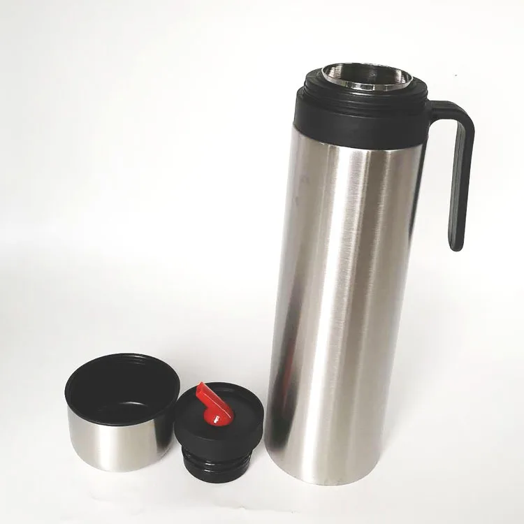 1000ml Double Wall Stainless Steel Vacuum Insulated termos Lid Mug with Handle Yerba thermos mate bottle thermos for mate cup