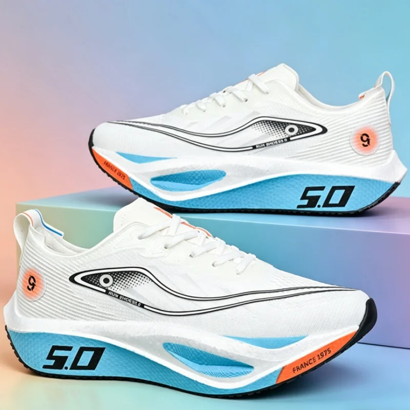 Athletic Running Shoes Carbon Board Marathon Men Sports Breathable Lightweight Women's Comfortable Speciality Stability Sneakers 2
