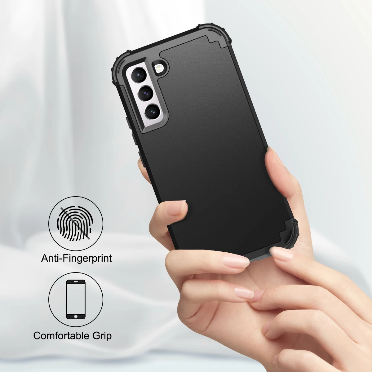 Heavy Duty Armor Rugged Case - Shockproof, Drop-Proof, Scratch-Resistant Tough Cover