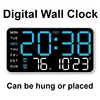 Extra Large Digital Wall Clock with LED Display with Date, Temperature, Timer for Living Room, Bedroom, Gift for Seniors 1