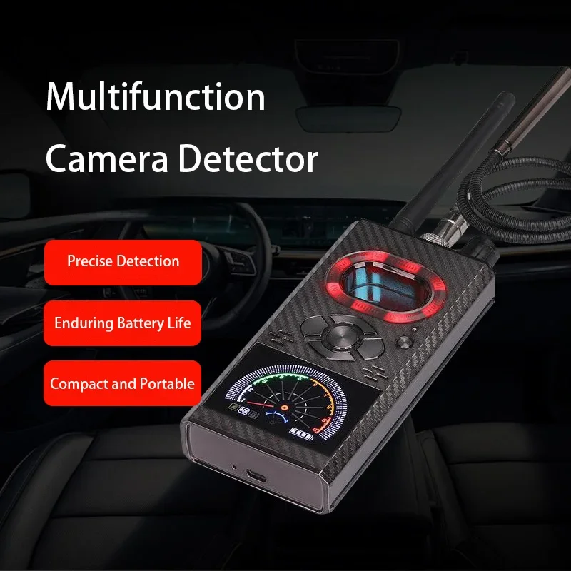K99 Advanced Portable Hidden Lens GPS Tracker Camera Finder Multi Mode Detection Protect Privacy RF Signal Scanner