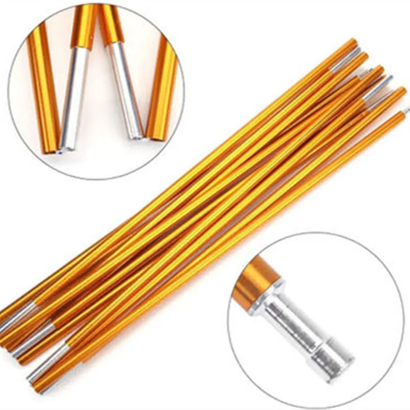 Camping DIY Tent Pole Alloy Rod 8.5mm 9.5mm Tent Accessories For Camping Tent Pole