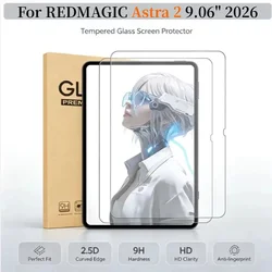 Premium Tempered Glass Screen Protector for 9.06 Tablets - Clear Protective Film (For REDMAGIC Astra2)