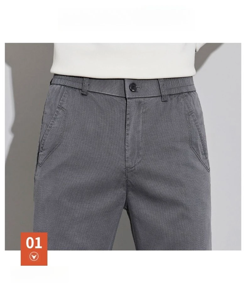 Fleece Dicke Herren Freizeithosen Winterkollektion Gerades Bein Vielseitige Bequeme Hosen Tägliche Ausflüge Männliche Markenkleidung – Detail 25