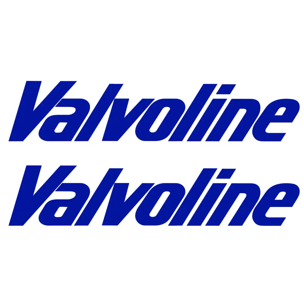 Premium Vinyl Sticker Set - Valvoline Design (2 Pack)