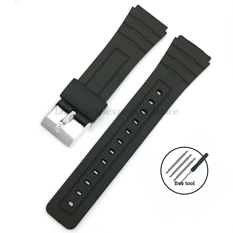Silicone Watch Strap Bracelet - Versatile Resin Belts in Multiple Sizes (12mm-22mm)