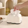 A Cloud Creative Tissue Box Wall Hanging Household Bathroom Paper Box Simple Solid Color Living Room Restaurant Tissue Box 1
