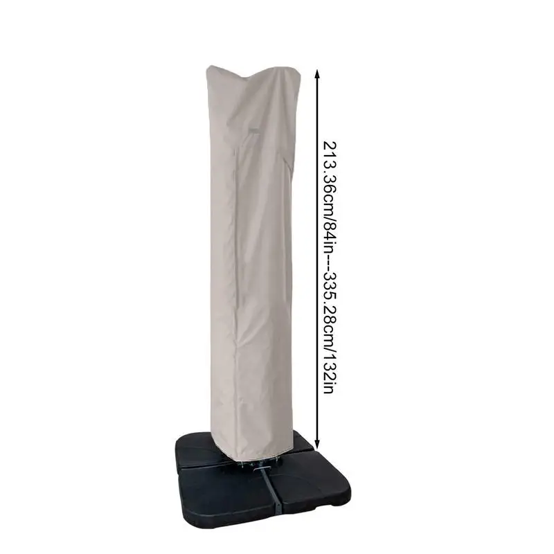 Umbrella Cover Patio Waterproof With Zipper For 7-13ft Outdoor Cantilever Offset Umbrellas umbrella cover