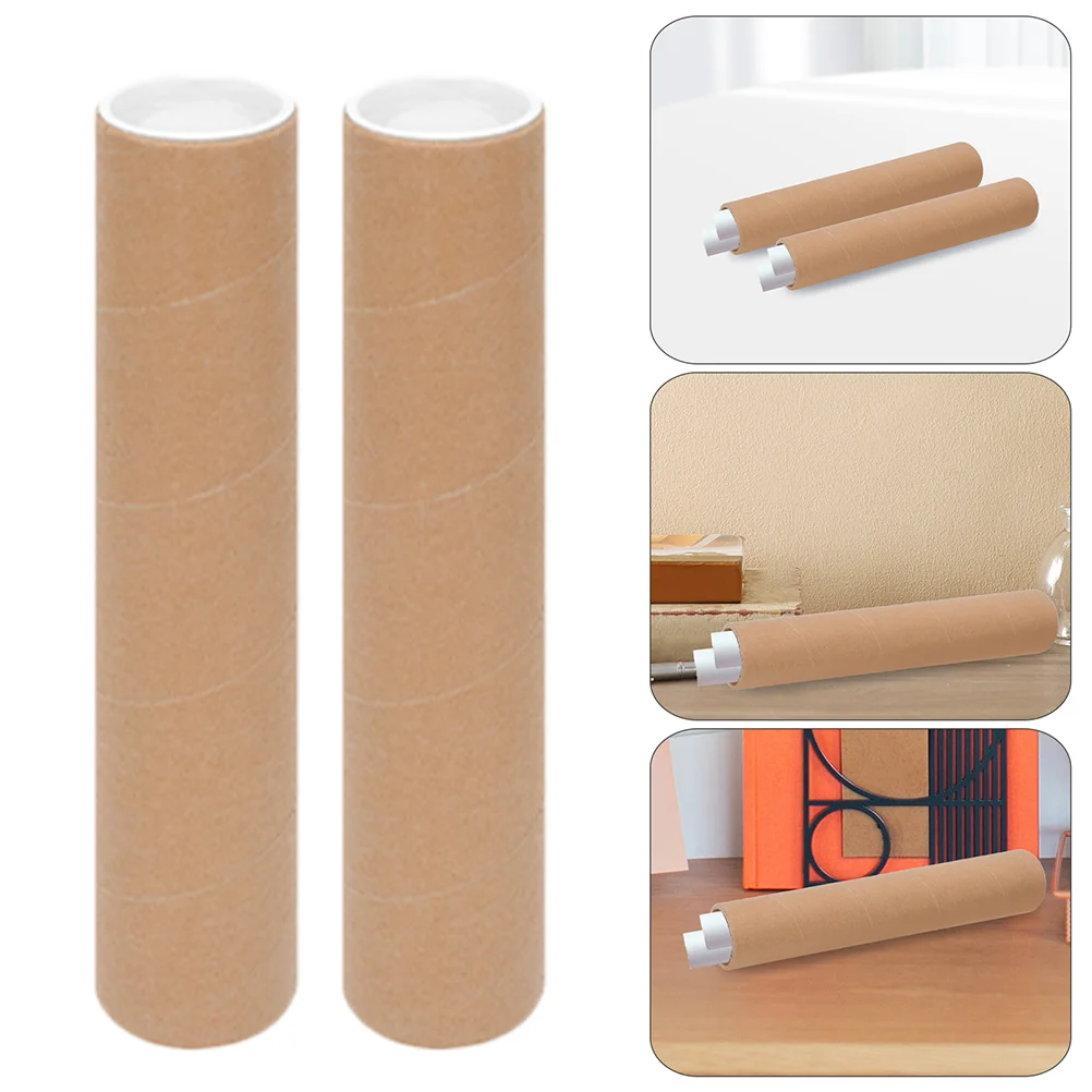 

12 шт., круглые бумажные рекламные трубки