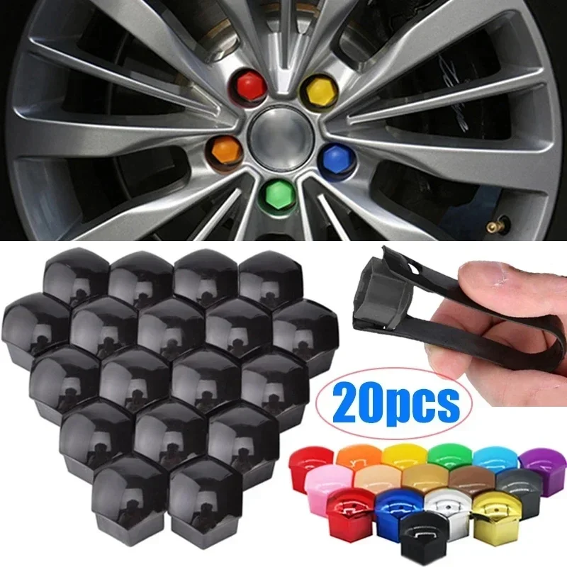 Car Wheel Nut Caps Anti Rust Auto Hub Screw Protection