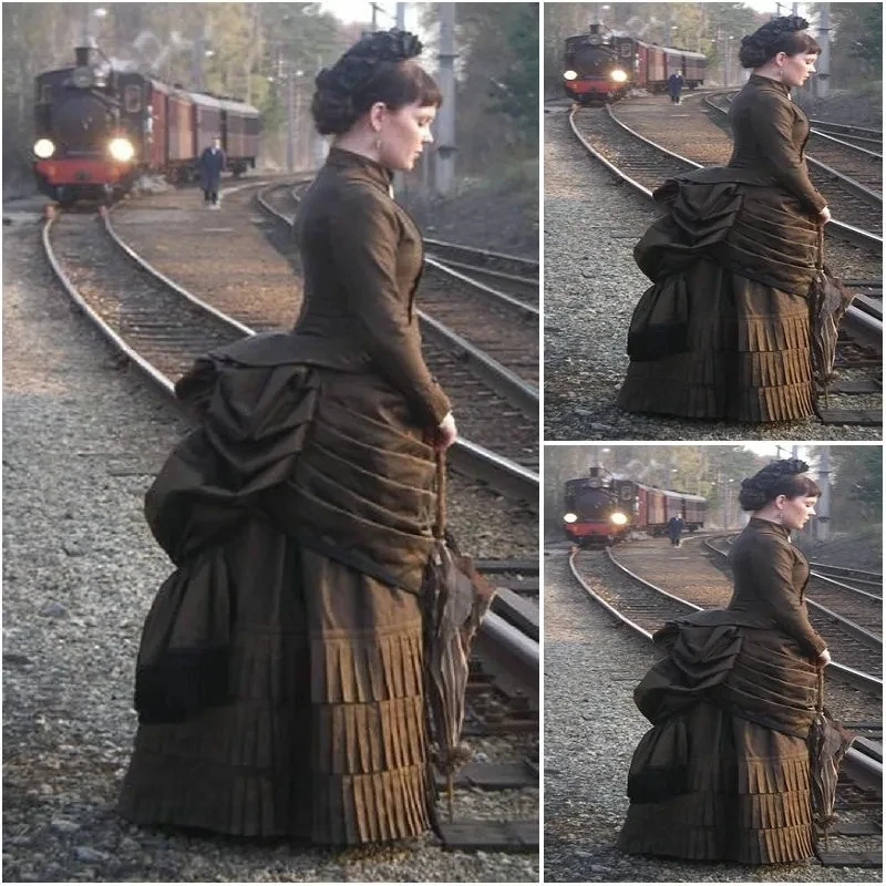 

Customer-made Victorian Dress1860S Scarlett Civil War Southern Belle dress Marie Antoinette dresses US4-36 SC1145