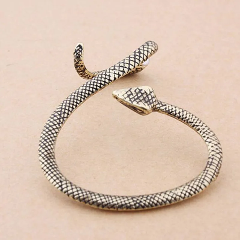 Gothic Punk Snake Winding Cuff Earrings 1 Pcs for Women