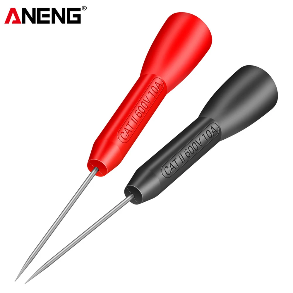 Multimeter probe ANENG PT2002 insulation piercing needles pin non-destructive 10A 600V for 2mm test lead