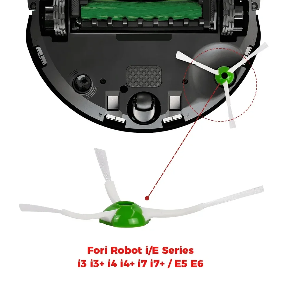 Spazzole Laterali Aspirapolvere Nuangoo14 Sacchetti Di Ricambio Compatibili Per IRobot Roomba I7 I7 I7 Plus I3 Set Manutenzione