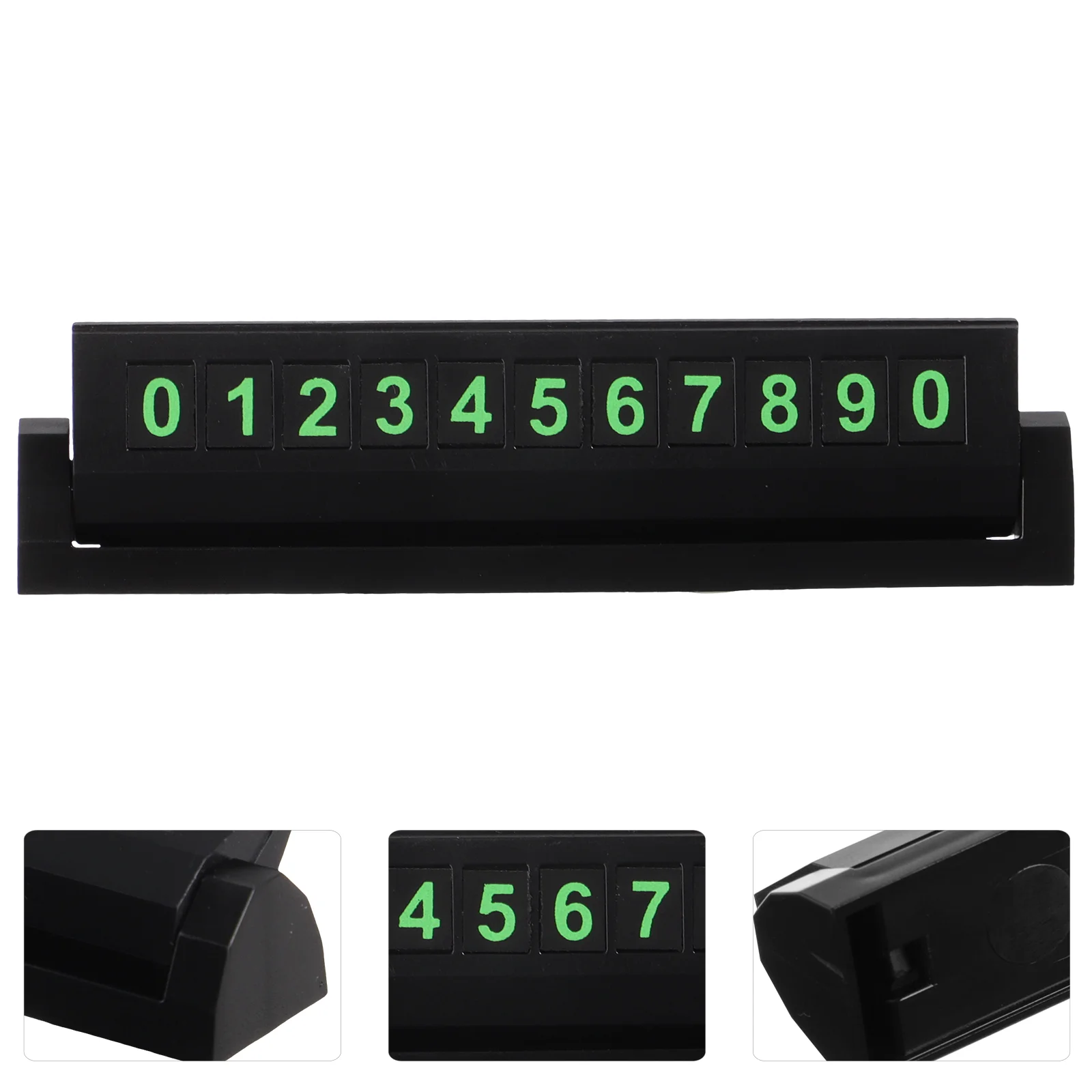 

Parking Number Plate Cars Auto Accessories Telephone Temporary Card Pvc Soft Glue Supply Interior Automobile