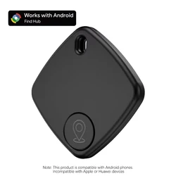 Advanced Bluetooth 5.2 Smart Tracker for Keys, Wallets, Luggage, Pets, Kids, and Vehicles (Black Android - System)