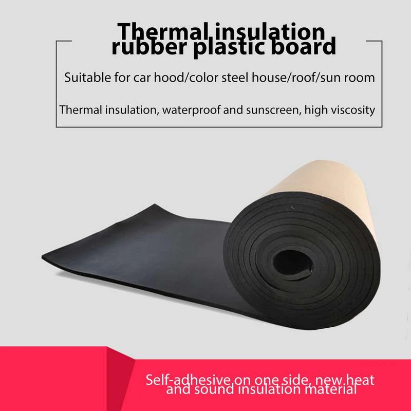50x200cm Rubber Pp Heat Noise Insulation Board Cars Engines Cover Sound