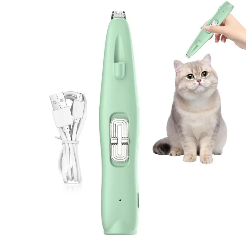 

cat Fur Trimmer Quiet Paw Trimmer for Dogs with LED Lighting pets Grooming Kit Low Noise Cordless dog cats Trimmer Nail Clipper