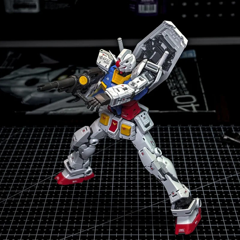 RG 1/144 RX-78-2 2.0 Yuanzu G3 Mech Kit di Montaggio Modello Action Figure Ornamento da Scrivania Giocattolo Puzzle per Ragazzi Regalo da Collezione - immagine 5