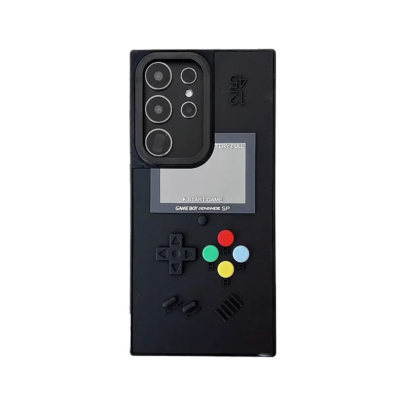 3D Retro Game Machine Style Phone Case - Vintage Arcade Design Back Cover