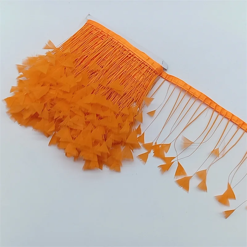 Orange feathers